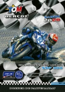press-book sportif pilote moto personnalise