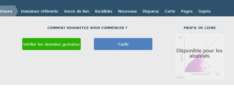 le citation flow majestic